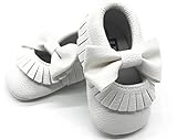 ロイヤルキューティー赤ちゃんメアリージェーンMoccasinsベビーベッド靴最初Walkers – ホワイト カラー: ホワイト