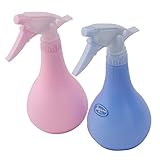uxcell トリガースプレーミストボトル?ブルー ピンク プラスチック?植物?散水 495ml 2個入り 庭園?
