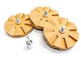 ツールズアイランド(Toolsisland) ステッカーはがし シールはがし ゴムトレーサー (3個セット, エイトフィン)