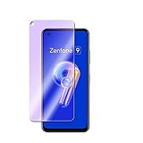 ASUS ZenFone 9 用 ブルーライトカット 強化ガラス 液晶保護フィルム ガラスフィルム 耐指紋 撥油性 表面硬度 9H 業界最薄0.3mmのガラスを採用 2.5D ラウンドエッジ加工