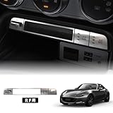 【 青天井研究所 】インジケーターパネル（RF用） マツダ ロードスター ND用 (アルミ ヘアライン調) 車種専用 化粧パネル 傷防止 簡単取付 カスタム 車用パーツ 内装パーツ ND MAZDA ND5RC ABARTH 124スパイダー 日本製