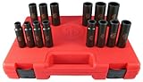 Chicago Pneumatic SS4114D 1/2 Drive 14 Piece Metric Deep Impact Socket Set by Chicago Pneumatic