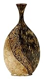Deco 79 Ceramic/Capiz Shell Vase, 25 by 13-Inch [並行輸入品]