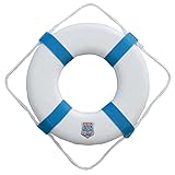 JIM BUOY P 20 Plastic Life Ring, White, 20 by Jim-Buoy