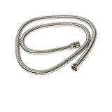 Rohl 16295PN 1/2-Inch Female by 1/2-Inch Female 59-Inch Flex Hose Standard Length Double Spiral in P