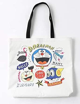 Amazon Co Jp 藤子f不二雄 Asoko コラボ 限定 トートバッグ コミック 原作 映画 ドラえもん パーマン コロ助 エスパー魔美 アソコ Gu ホビー