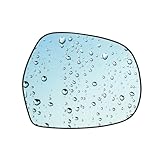 サイドミラー ドアミラー 運転席側 ハイエース 200系 1～4型 対応 ガラス 簡単取付 加熱機能付き 広角設計 カスタマイズ (右側)