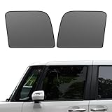 BLUESEATEC ホンダ N-BOX JF5 JF6系 遮光 メッシュカーテン マグネット式 サンシェード N-BOXカスタム 3代目 R5.10-現行 サイド用 運転席 助手席 日除け 2枚