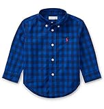 ラルフローレンの子供服　POLO　RALPHLAUREN　ベビー　男の子　ボタンダウンシャツ 　９０ｃｍ [並行輸入品]