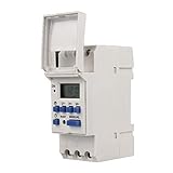 Foxnovo AC 220 V 16 AデジタルLCD 7-dayプログラム可能なタイマー時間リレースイッチ