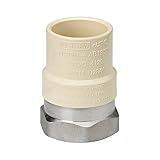 homewerks worldwide llc 538-12-12-b 1/2", Female Iron Pipe Thread, Stainless Steel, CPVC Transition 