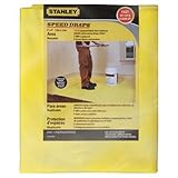 Stanley速度ドロップsdad508領域ドロップ、5フィートX 8フィート、黄色