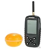 Docooler Portable Dot Matrix LCD Fish Finder Rechargeable Wireless Sonar Sensor Sounder Fish Alarm T