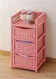 ペーパー チェスト ３段 ピンク 1039