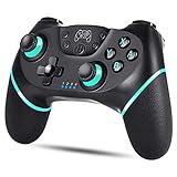 Switch コントローラー 無線 「2021年NEWモデル」 スイッチ プロコン 小型6軸ジャイロセンサー搭載 TURBO連射/HD振動機