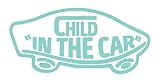 【全16色】人気!チャイルド イン カー ステッカー!Child in car Sticker /車用/シール/ Vinyl/Decal /バイナル/デカール/ステッカー/CIC-1 (ミント) [並