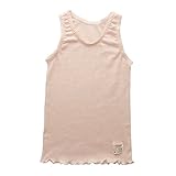 【293004】　オーガニックコットン ガールズタンクトップ＜ピンク＞＜100＞　 【ORGANIC GARDEN】