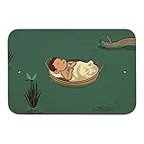 ベビーMoses in a basket ChristianホームビジネスオフィスSign 6" x 9" SIGN.WOOD.9X6.Z000631_8