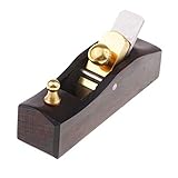 perfk 豆カンナ　1ピース　黒檀　革漉き　レザークラフト　皮革　工具　耐久性　調整可能　全2種 - 平