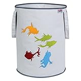 Trend Lab Dr. Seuss Fish Storage Tote Yellow/Green/Red/Blue/Gray [並行輸入品]