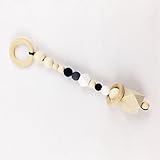 Mamimami Home おしゃぶり おもちゃ ベビープレイジム シリコーン/ウッド製 ママ看護用 1個