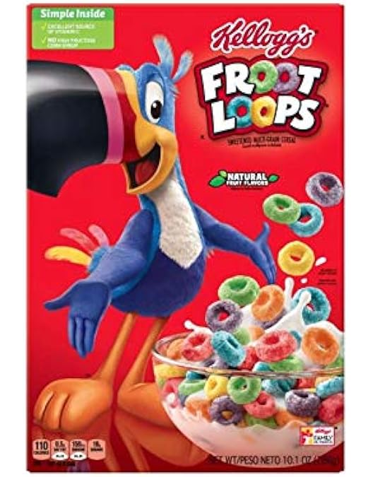 Amazon.co.jp: ケロッグ Froot Loops フルーツループ マルチグレイン