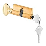 Prime-Line Products K 5105 Lock Cylinder with Thumb Turn and 5 Pin Tumbler, Brass [並行輸入品]