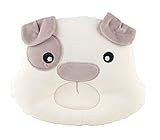 ベイビーアンチロールピロー幼児を防ぐフラットヘッド枕の幼児枕犬イエロー