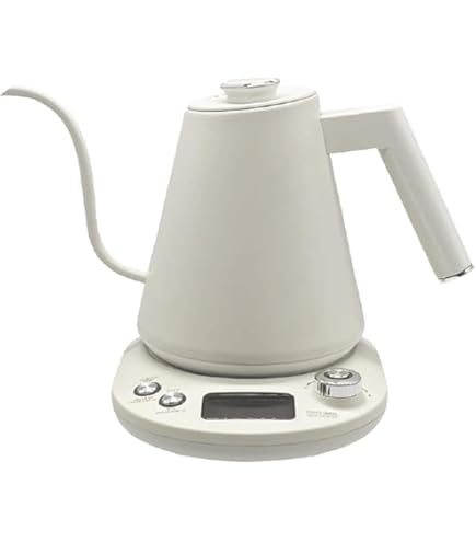 温度調節機能付きグースネックケトル　ホワイト 楽天市場】電気ケトル 温度調節 ケトル グースネック 0.8L 1000W 温度