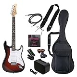 Photogenic フォトジェニック エレキギター 初心者入門 ライトセット STタイプ レッドサンバースト ST-180/RDS [ソフトケース/シールド/ミニアンプ/チューナー/ストラップ/ピック/ピックケース/弦/調整用レンチ付属]