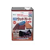 アサヒペン 水性ウッドガード外部用 ウォルナット 14L