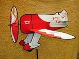 【ガーデンアクセサリー】 Gee Bee ウインドスピナー（風車、かざみどり、飛行機）