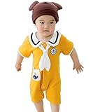 YY-Natuhi ベビー服 女の子 男の子 ロンパース カバーオール 半袖 新生児 前開き コットン 赤ちゃん ボディースーツ 肌着 ベビースーツ 出産祝い 子供服 七五三 かわいい 夏服 お出かけ