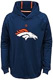 Denver BroncosユースNFL「Mach」プルオーバーフード付きスウェットシャツ