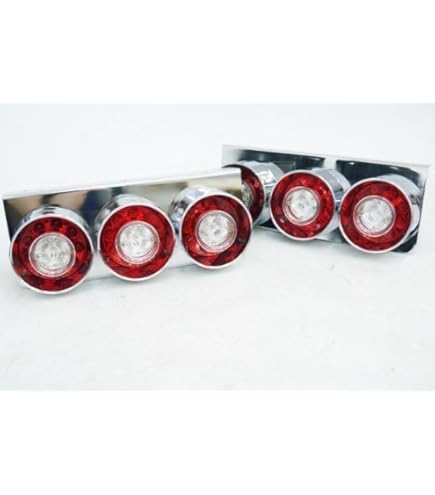 Amazon | トラック用 レトロ 丸型3連ロケット フルLED