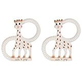 Sophie The Giraffe Vanilla Teething Ring - "Set of 2" Gift Boxed by Callison (English Manual)
