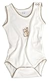 Valentin et Marguerite - Organic Bamboo Viscose Sleeveless Body Suit (0-1m) by Valentin et Marguerit