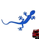 ヤモリ車のステッカー,傷をカバーするための カーデカールGecko - 反射警告サイン車のステッカー車の反射ステッカー車 SUV ボディスクラッチカバー Auxidwk