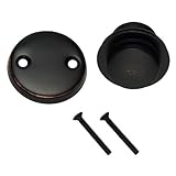 Designers Impressions 659612 Oil Rubbed Bronze Bath Tub Bathtub Toe Tap Drain Overflow Conversion Tr