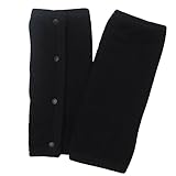 日本製 パイル地 ロングよだれパッド シートベルトカバー プラチナムベイビー (ブラック)