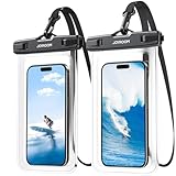 【2024最高傑作·全面防水】 スマホ 防水ケース 海 お風呂 IPX8 JOYROOM 2枚セット iphone