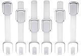 WONDERKID Top Quality Adjustable Child Safety Locks - Latches to Baby Proof Cabinets & Appliances. F