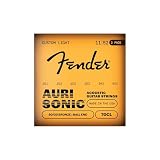 Fender フェンダー アコースティックギター弦 AuriSonic™ 70CL Acoustic Guitar Strings, 80/20 Bronze, Gauges .011-.052 (3-Pack)