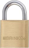 Brinks 161-30001 30mm 1-3/16-Inch Solid Brass Padlock, 1-Pack [並行輸入品]