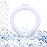 シシベラ クールネックリング 28℃ 自然凍結 24年80%大増量 ネッククーラー アイス クールリング 首掛け 冷却 暑さ対策グッズ 繰り