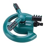 SoarUp　散水　スプリンクラー　スプリンクラー 散水　回転式　360°　3ノズルサークル　ガーデン用　灌漑システム(緑)