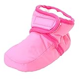 SONONIA 防水　赤ちゃん　新生児　幼児　女の子　冬　ソフトソール　プレウォーカー　コットン　靴　柔らかい　全3サイズ3色 - ピンク, 12