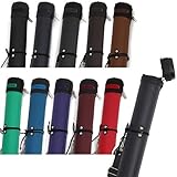 弓道具 矢筒 レザー単色矢筒 単色矢筒 小 90cm～105cm 山武弓具店【E-001】 (青, ファスナー下105cm)