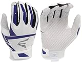 イーストンステルスHyperskinレディースFastpitchソフトボールバッティング手袋 L A121367-WH/PU-L