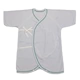 日本エンゼル 産婦人科仕様のコンビ肌着 サックス